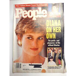 People Magazine April 1993 Princess Diana On Her Own Prince Charles Chanel Tomei